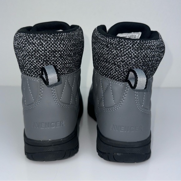 NWB Avenger Women’s Metro Tall 8” CN Toe Grey Quilted Work Boots - Size: 8.5 - Picture 10 of 15